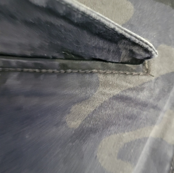 Zara Basic Moto Camouflage Pants Size 4 Green - Picture 6 of 11